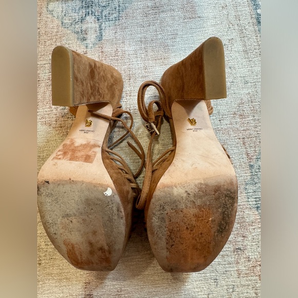 Veronica Beard Fletcher Ankle Strap Platform Heel-8 - Picture 6 of 9